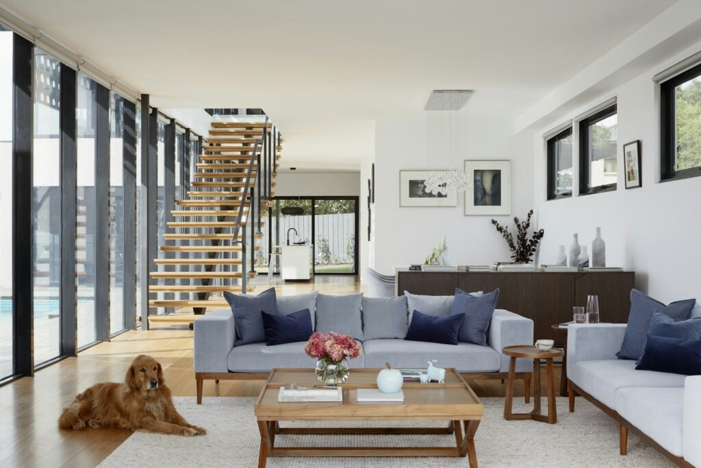 Bright living interior